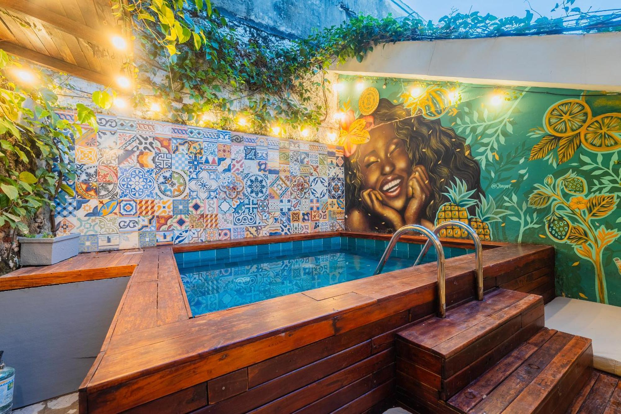 Casa Del Pozo Boutique House Hostel Cartagena Ngoại thất bức ảnh